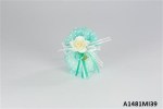 Sacchettino Bon Bon Verde Tiffany A1481MI39 Sacchettino bon bon verde tiffany A1481MI39 per bomboniere battesimo matrimonio laurea confetti